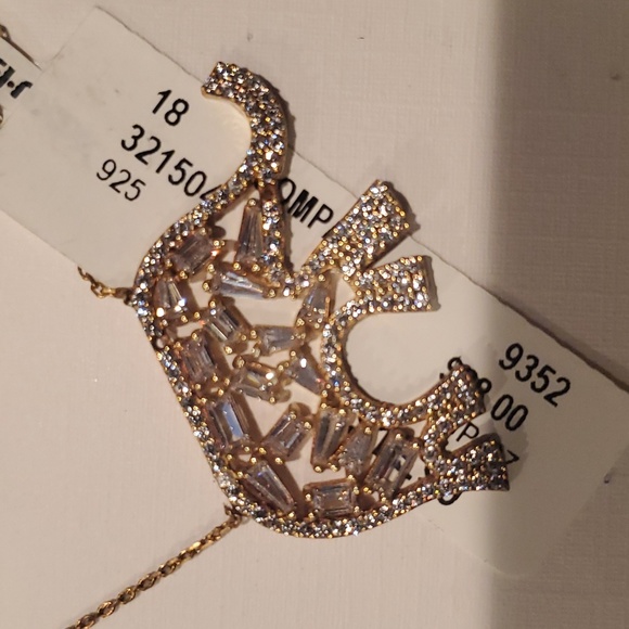 Stearling Silver Jeweled Elephant Necklace by Stella Picciotto - Picture 1 of 3